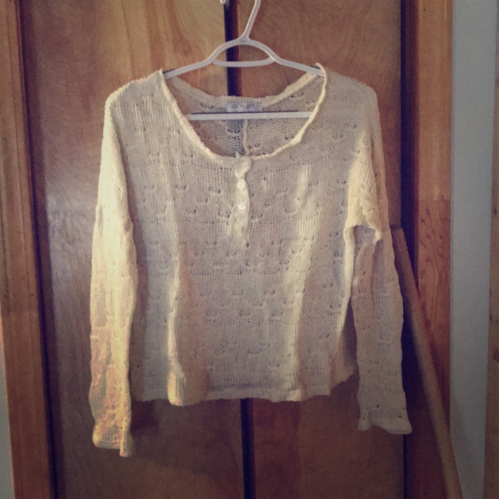 Light lace sweater